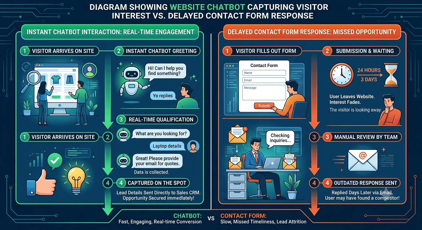 Blog - How does a website chatbot help small businesses get more leads?